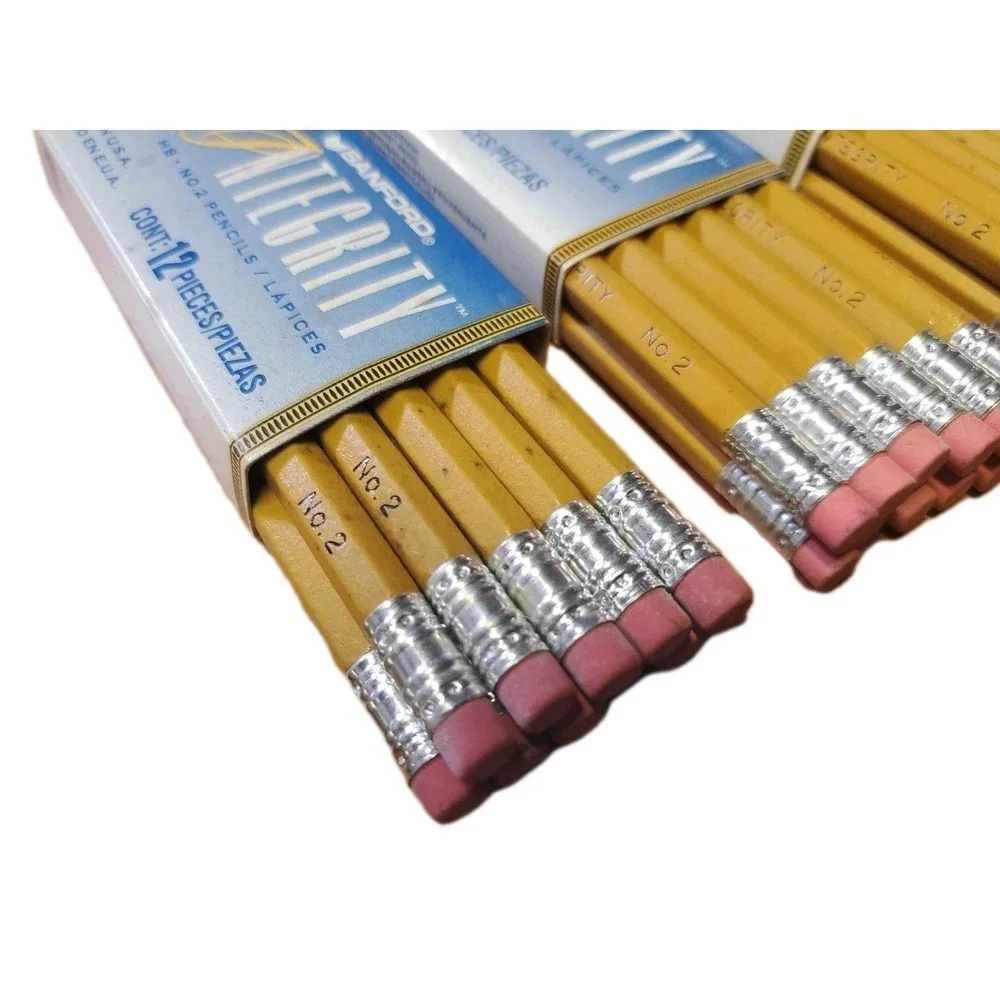 VTG Pencil Lot Of 99 Number #2 Unused Unsharpened Eagle Sanford Empire Papermate